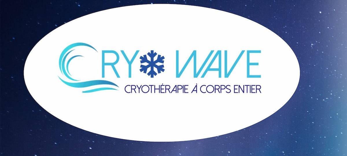 Logo de CRYOWAVE - centre de cryothérapie corps entier - Valence _Drôme