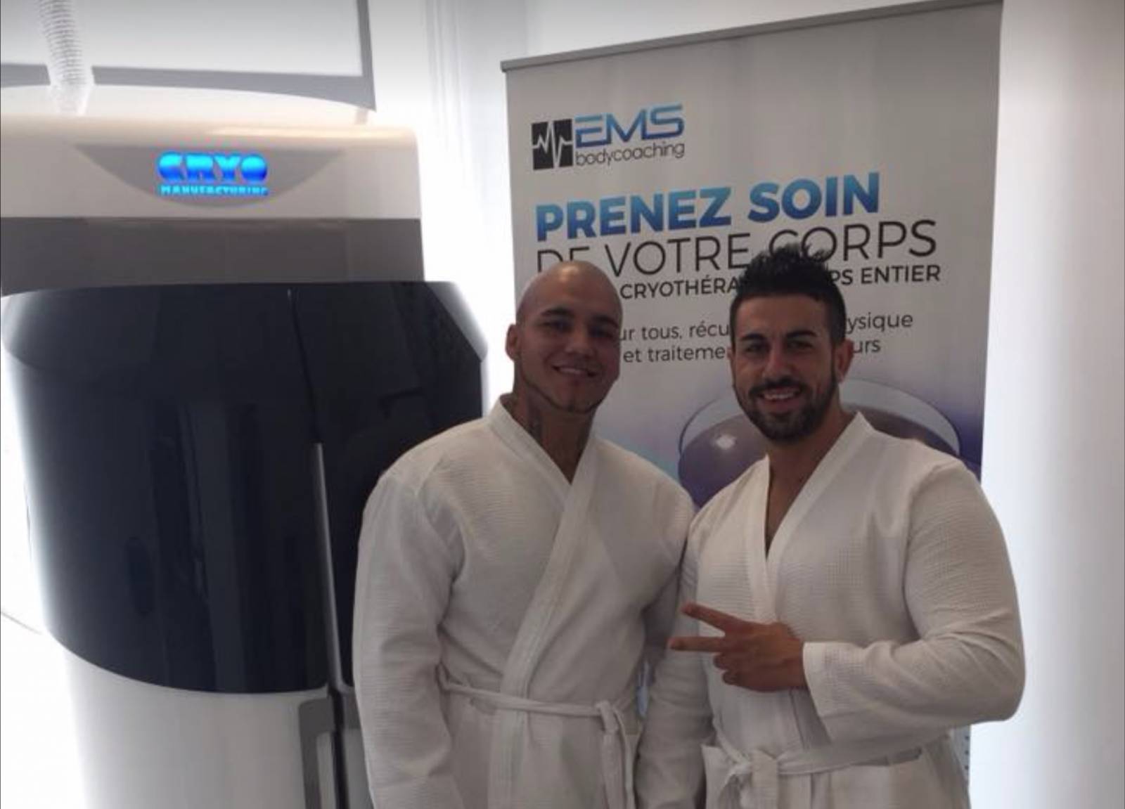 séance de cryothérapie corps entier EMS Body Coaching Oullins Lyon